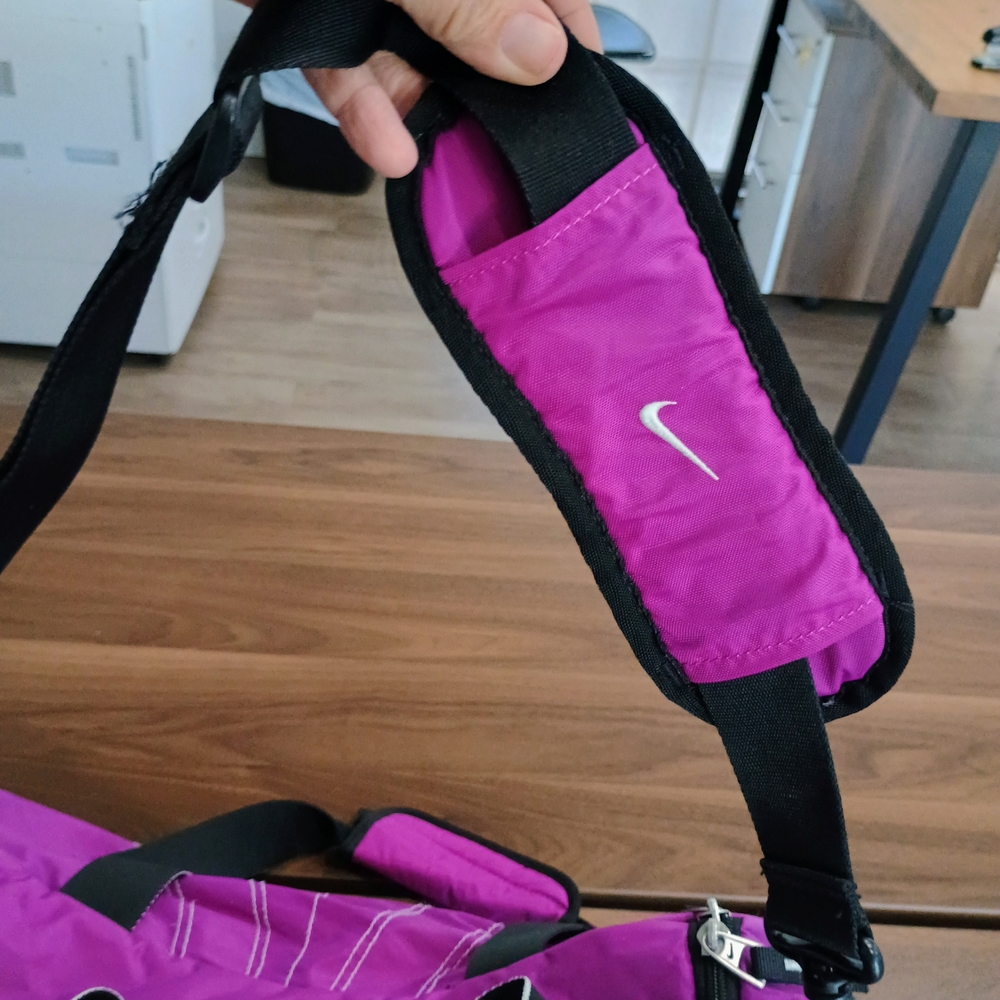 Nike Purple and White Duffel Bag - Picture 2 of 6